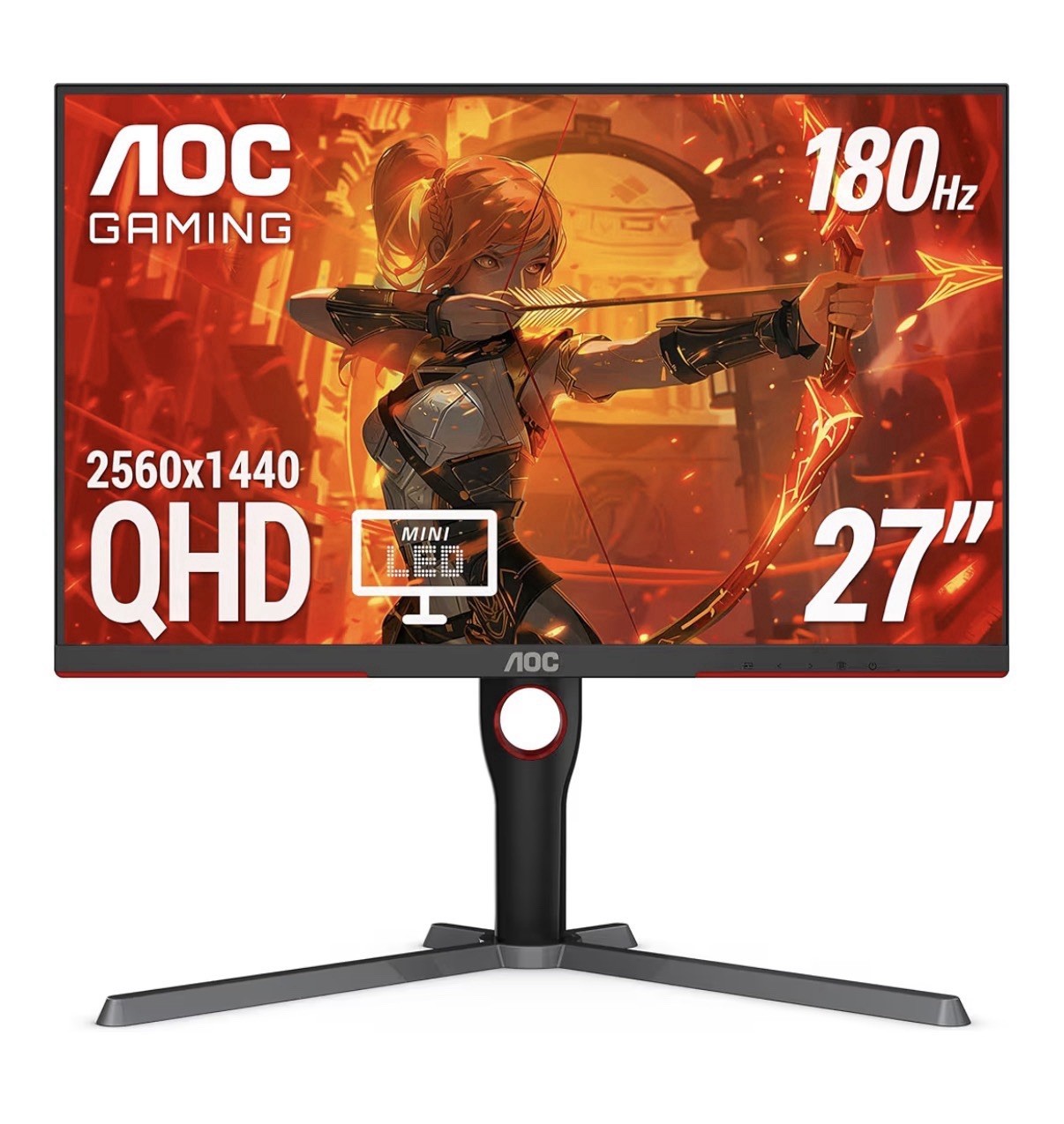 ايه او سي Q27G3XMN 27 بوصة QHD Mini LED 180Hz
