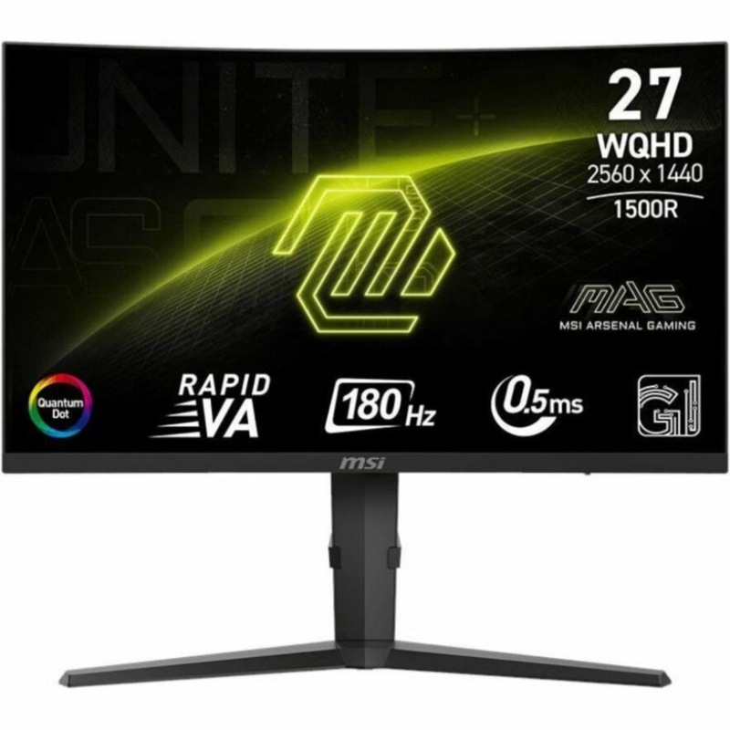 ام اس اي MAG 275CQRF-QD 27 بوصة WQHD 170Hz شاشة ألعاب منحنية