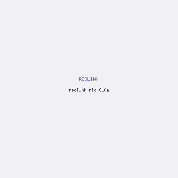ريولينك RLC-810A كاميرا بوليت 4K بتقنية PoE